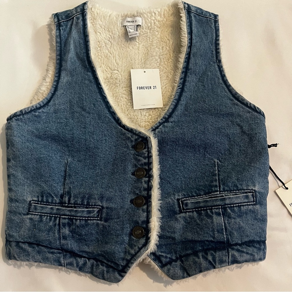 Forever 21 Denim Vest